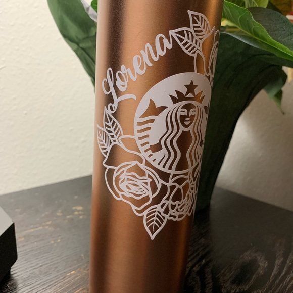 personalized custom 20 oz Triple Insulated Tumblers with aluminum straw - Picture 7 of 9